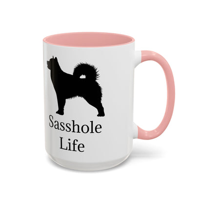 Sasshole Life 2-Tone Coffee Mug