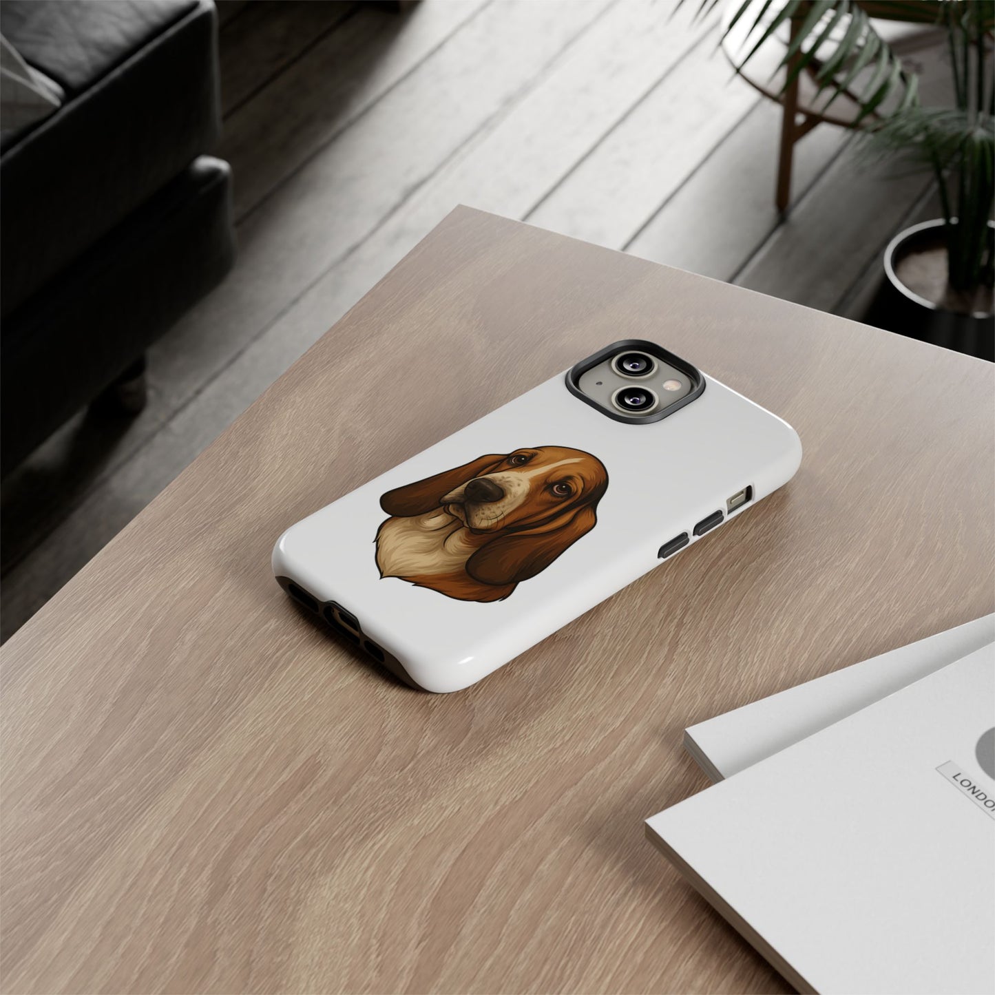 Basset Hound Head iPhone Case