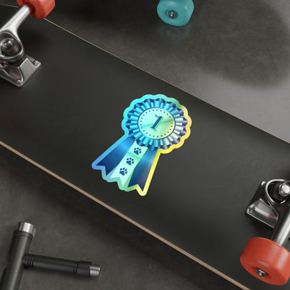 Show Ribbon Holographic Sticker