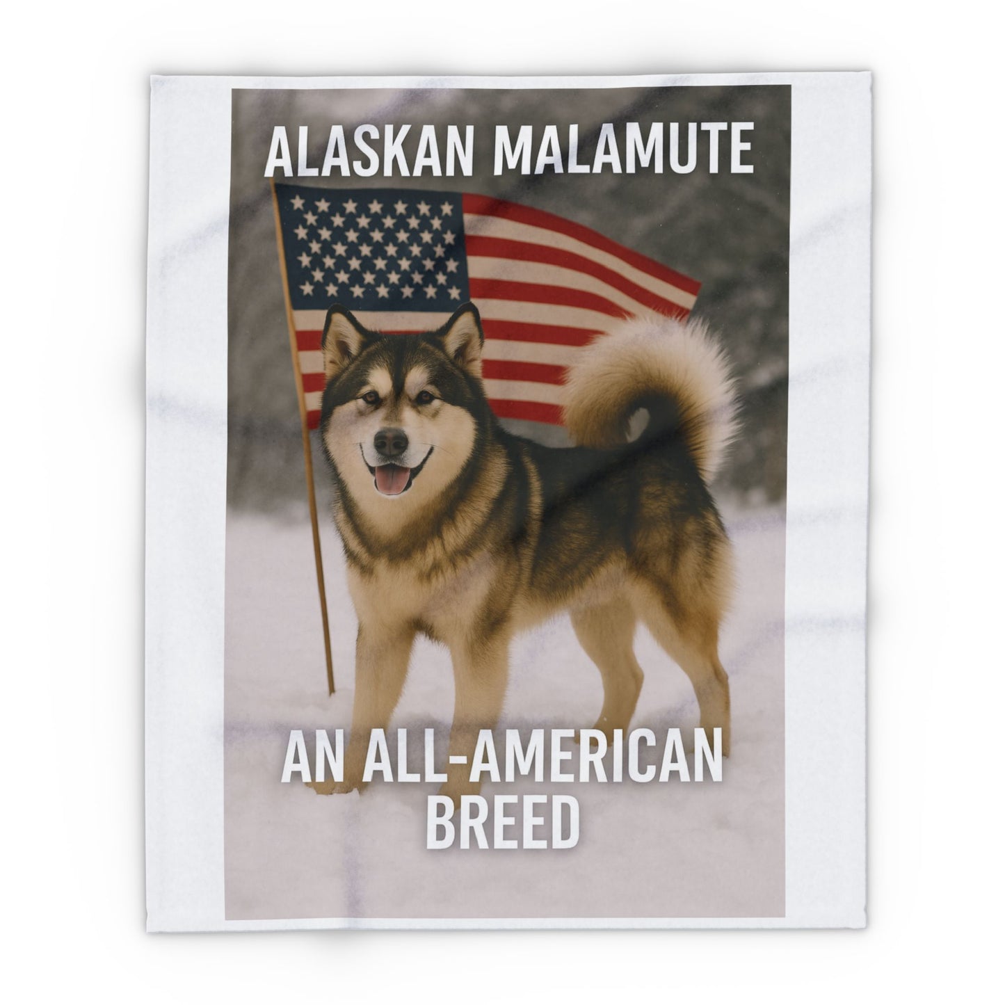 All-American Breed Arctic Fleece Blanket