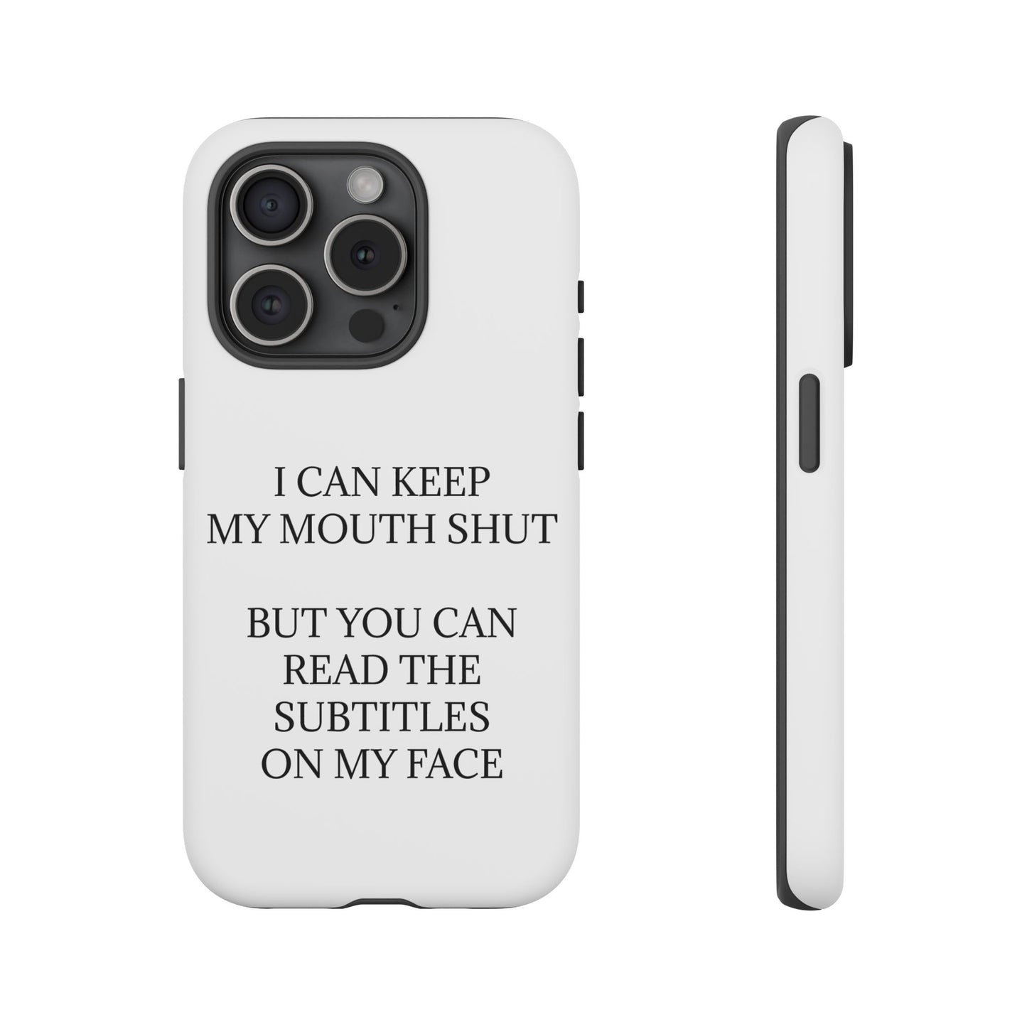 Subtitles iPhone Case