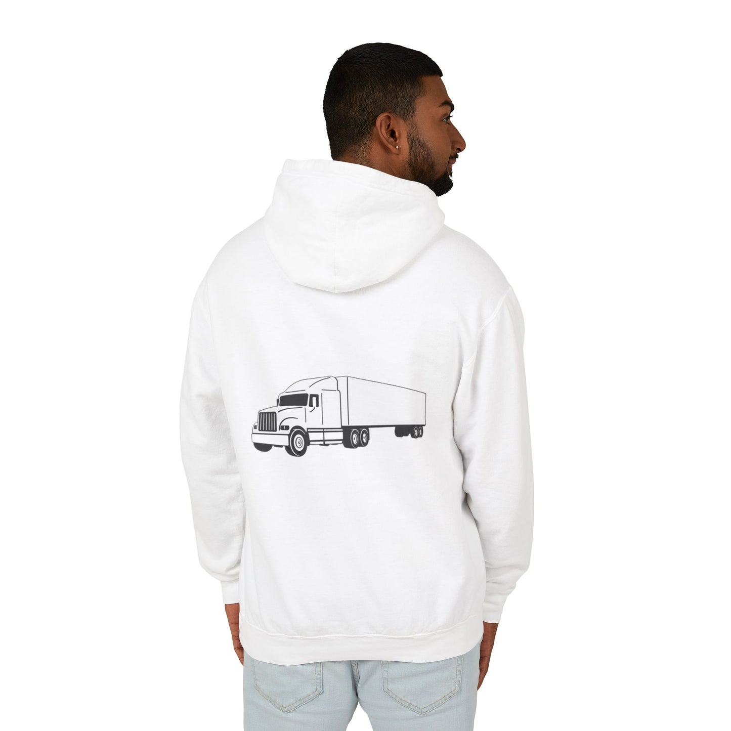 Semi Truck Unisex Lightweight Hoodie