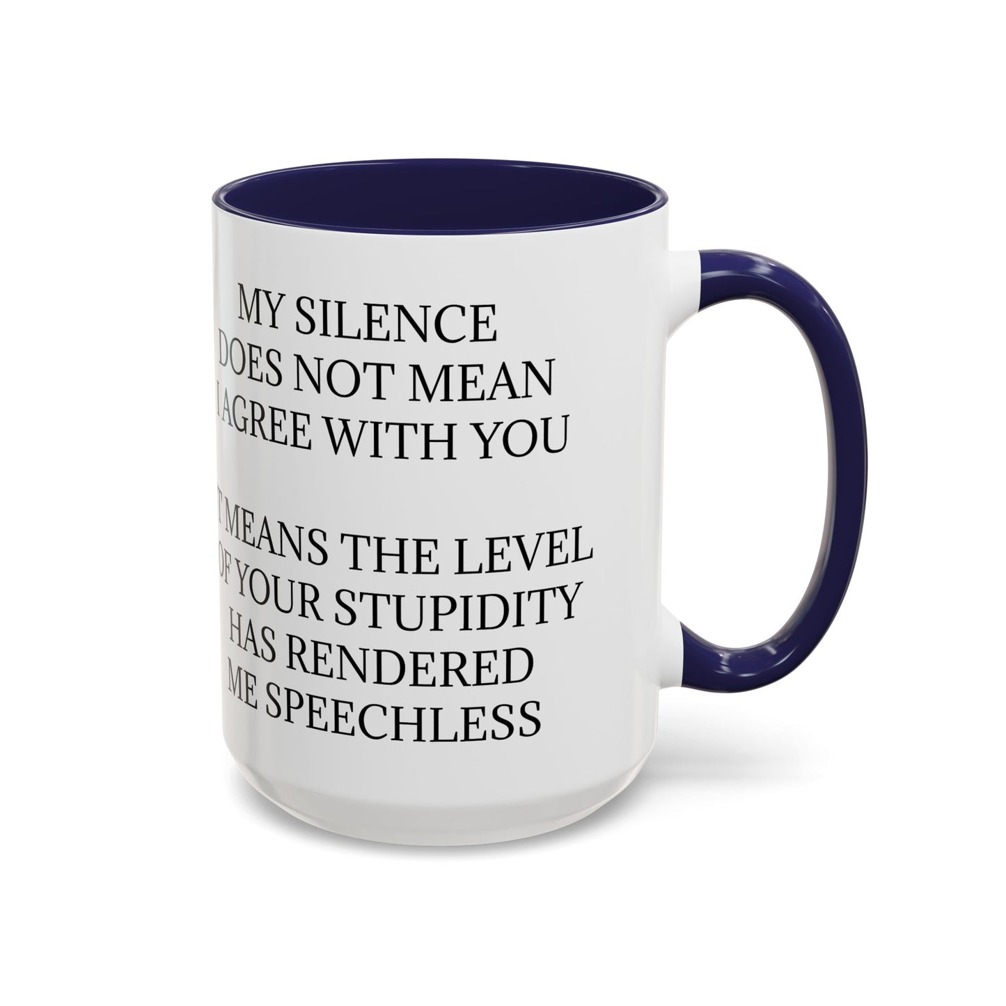 Speechless 2-Tone Coffee Mug