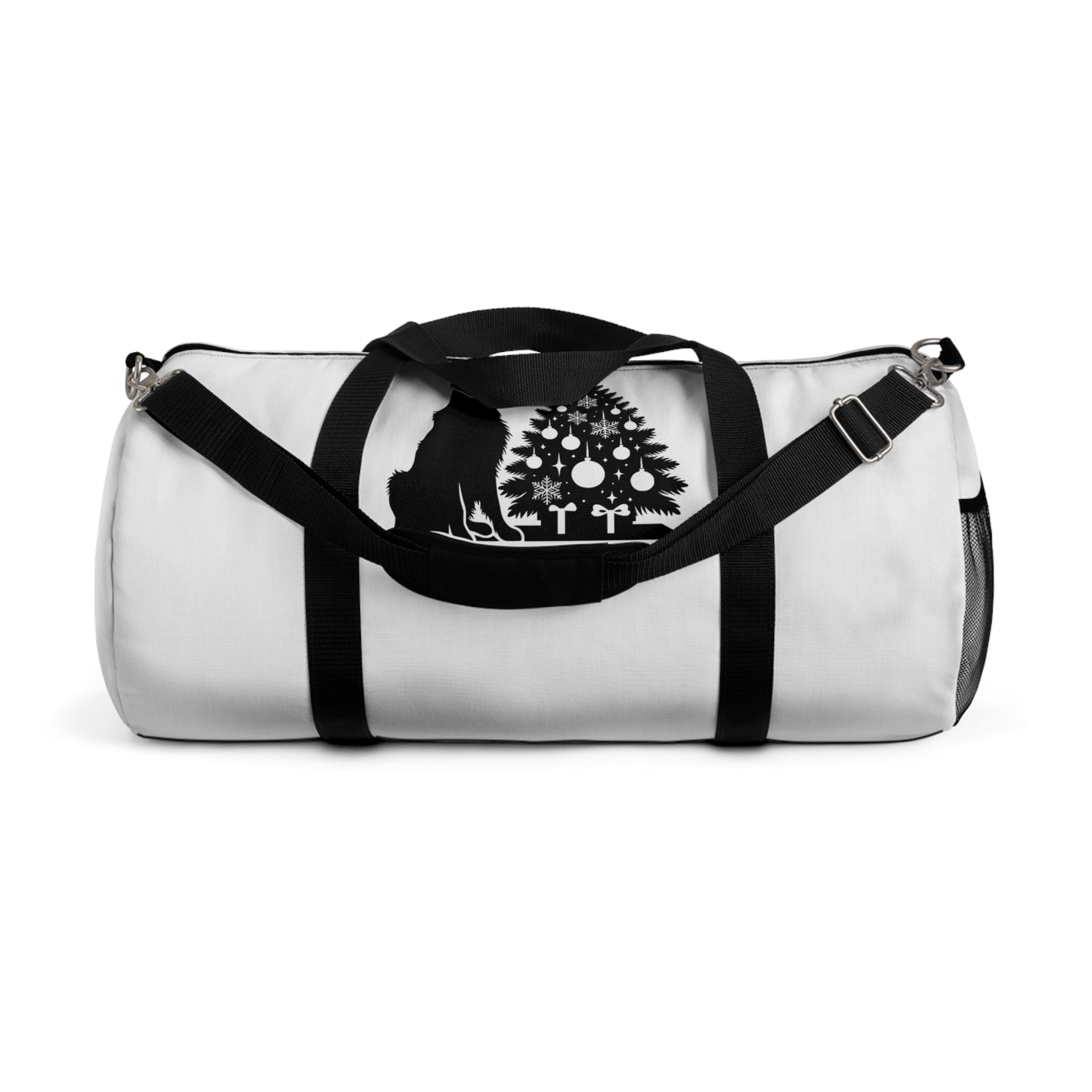 Golden Christmas Tree Duffel Bag