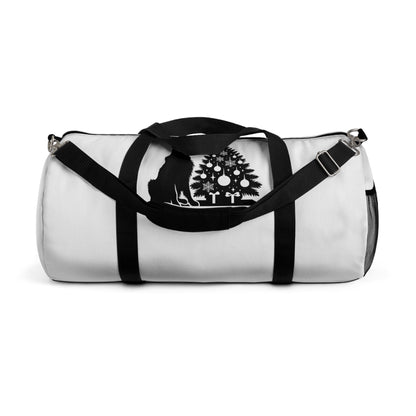 Golden Christmas Tree Duffel Bag