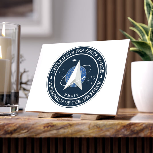 US Space Force Ceramic Photo Tile