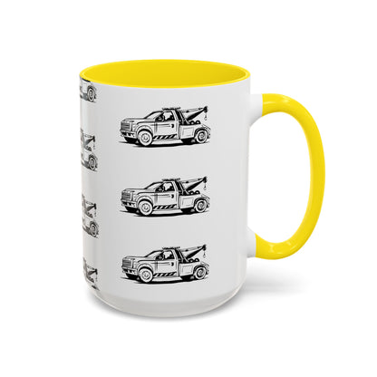 Wheel Lift Tow Truck 2-Tone Coffee Mug