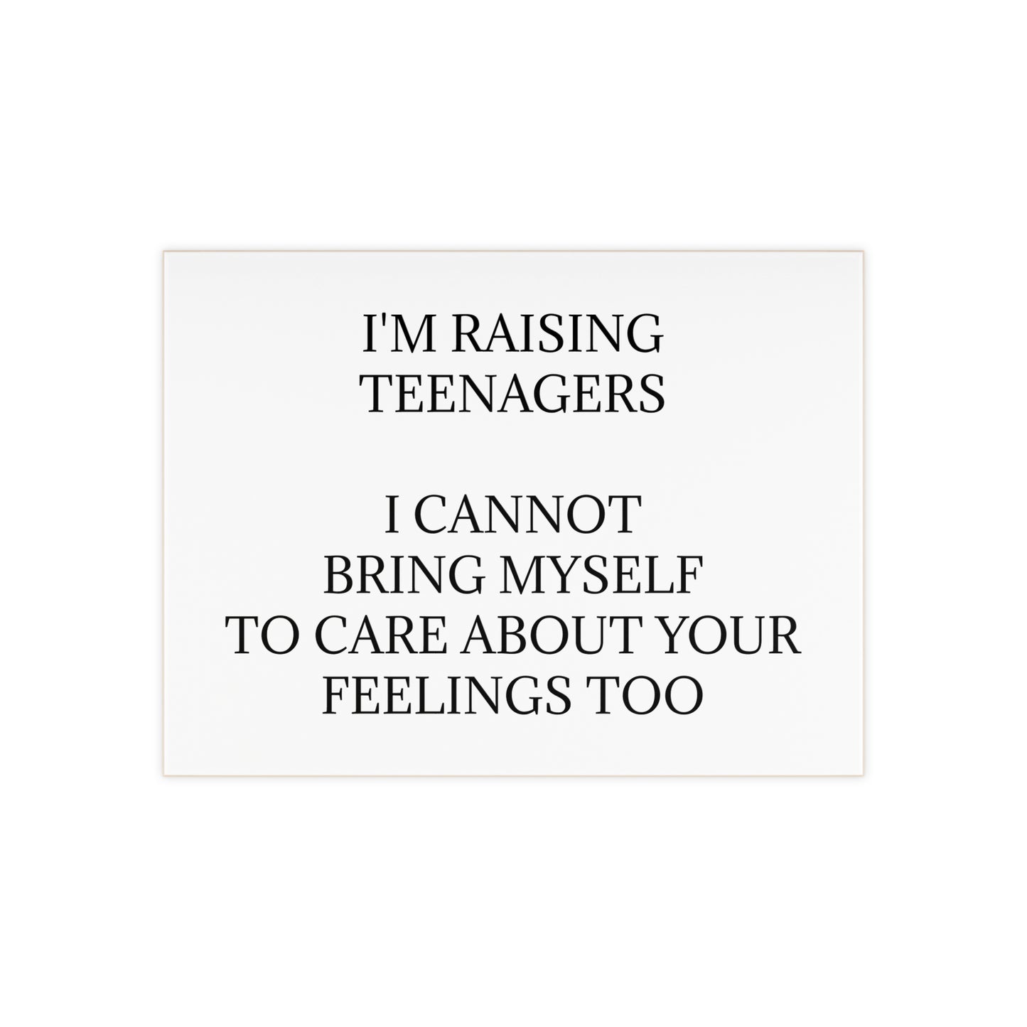 Raising Teenagers Ceramic Photo Tile