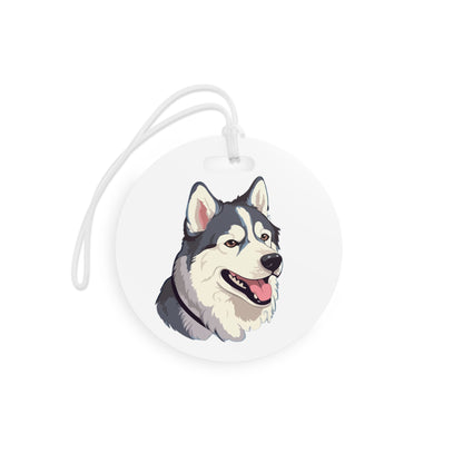 Malamute Head Luggage Tag