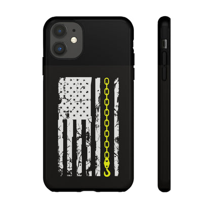 Thin Yellow Line iPhone Case