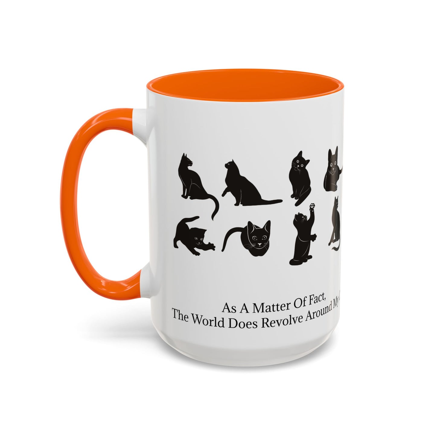 Matter Of Fact Cat 2-Tone Coffee Mug