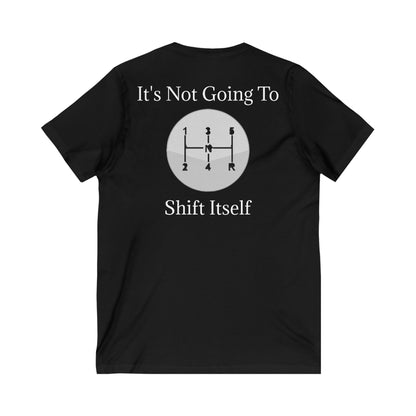 Shift Itself Unisex Short Sleeve V-Neck Tee