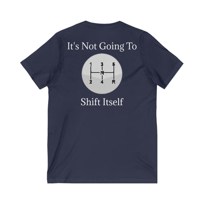 Shift Itself Unisex Short Sleeve V-Neck Tee
