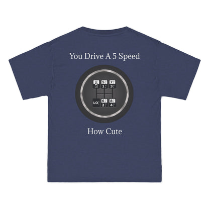 5 Speed How Cute Men's Short-Sleeve Crewneck Tee