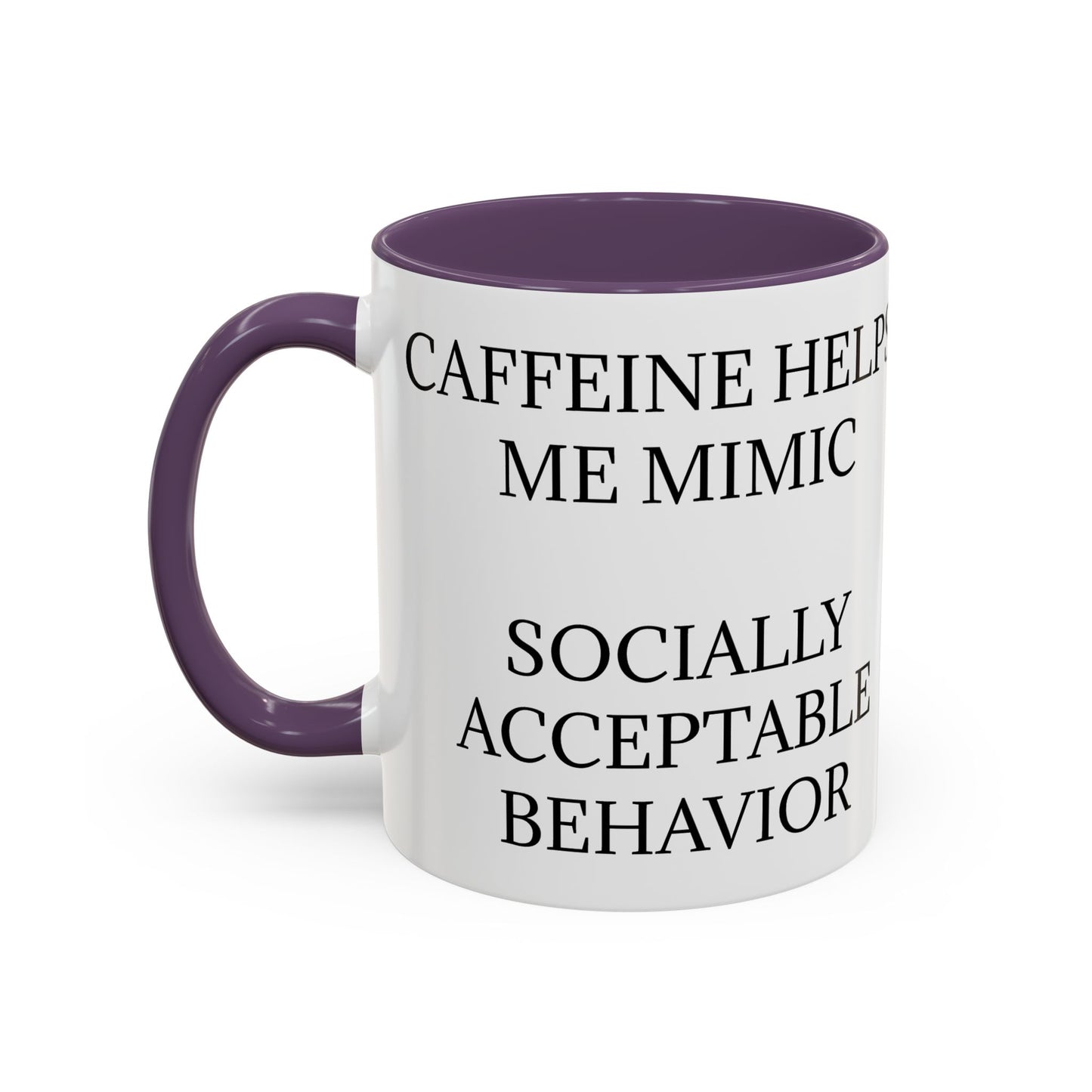 Socially Acceptable 2-Tone Coffee Mug