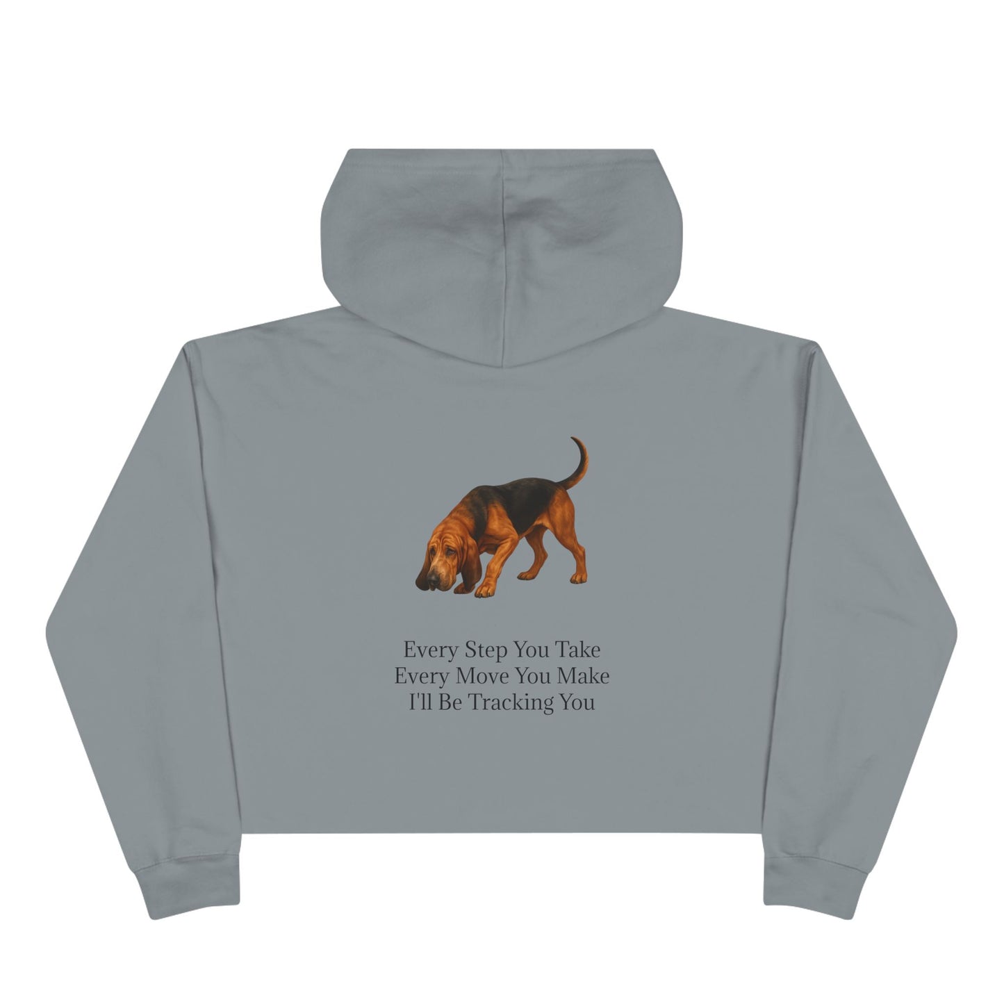 Tracking You Women's Crop Hoodie