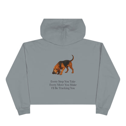 Tracking You Women's Crop Hoodie