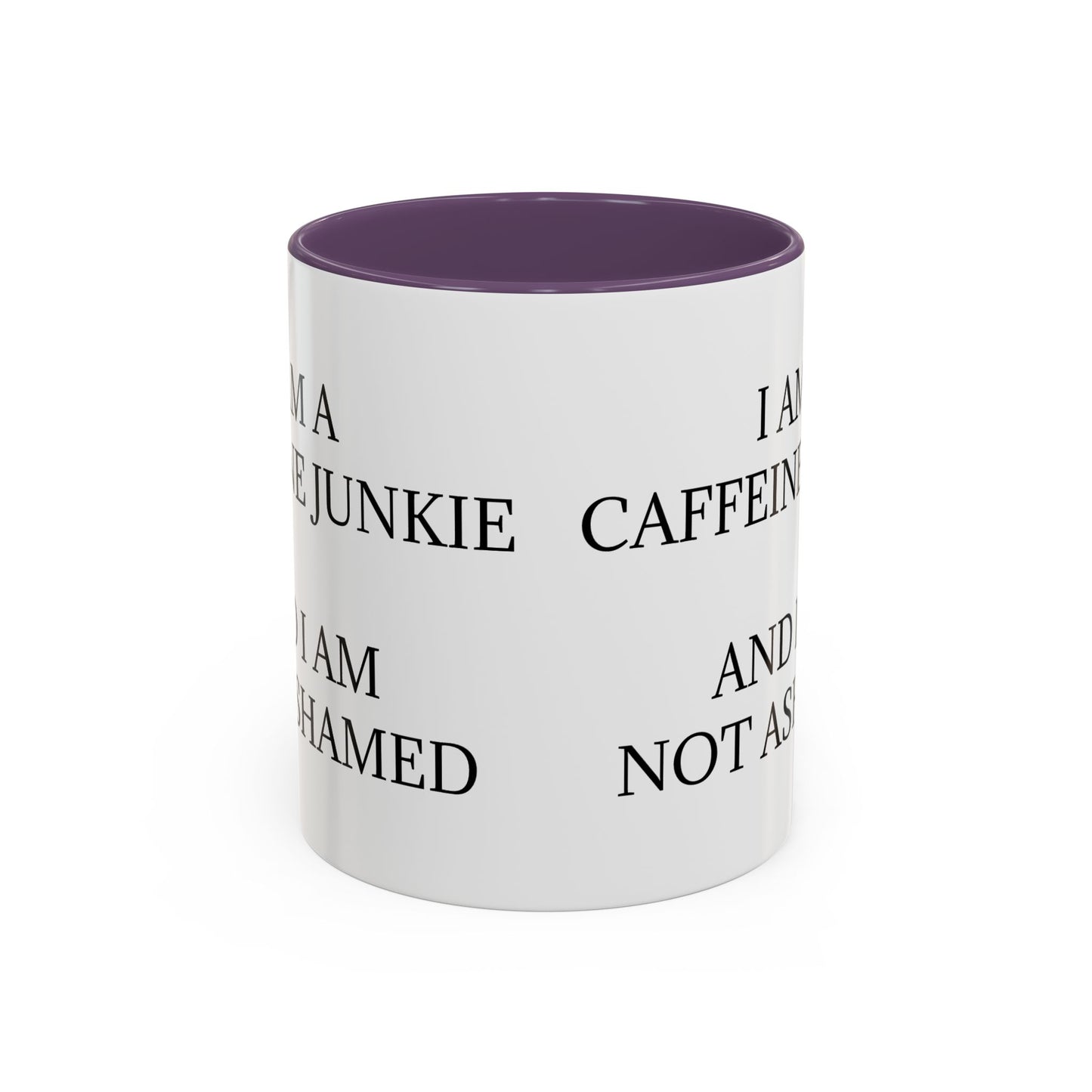 Caffeine Junkie 2-Tone Coffee Mug