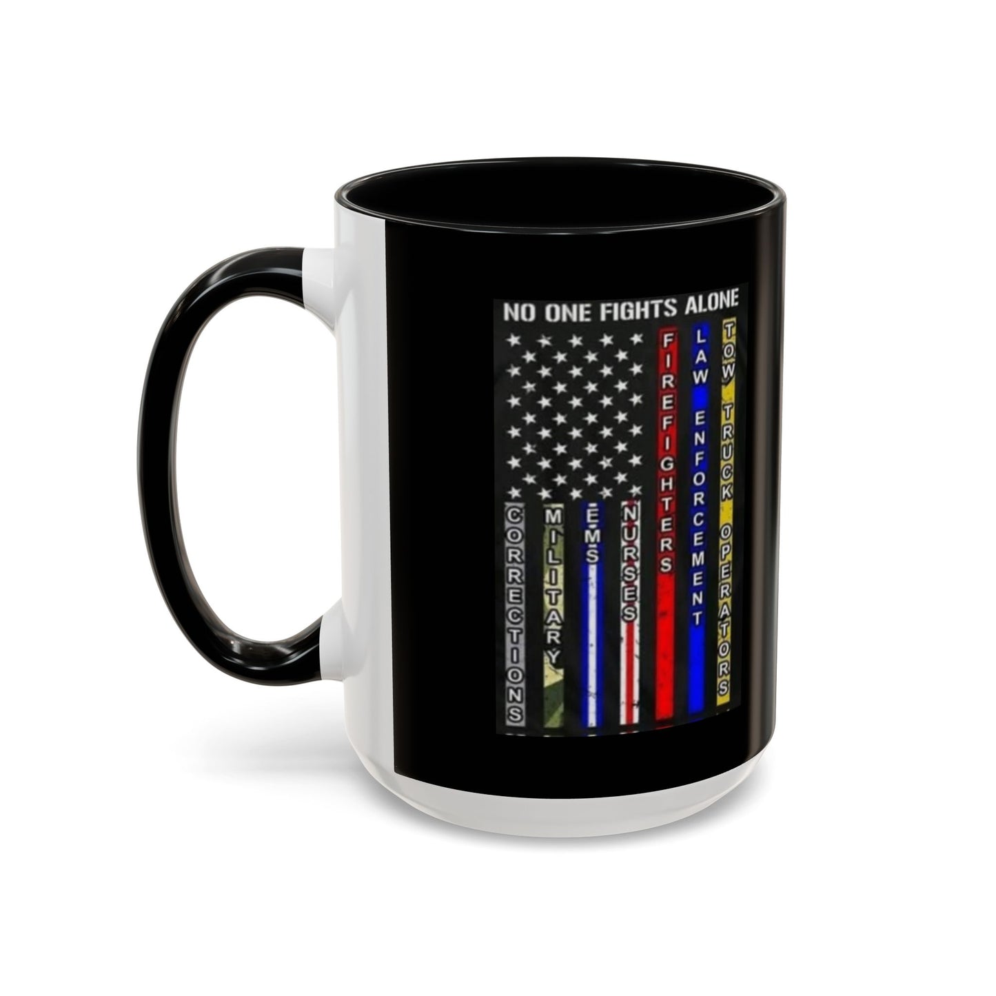 No One Fights Alone 2-Tone Coffee Mug