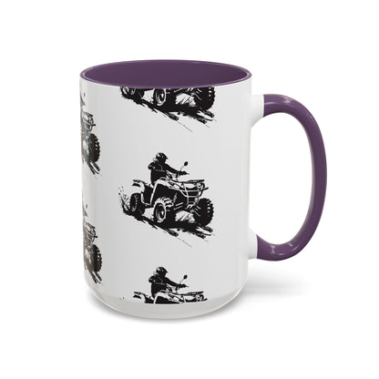 Slingin' Mud Quad 2-Tone Coffee Mug