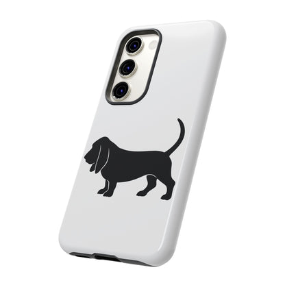 Basset Hound Silhouette Samsung Case