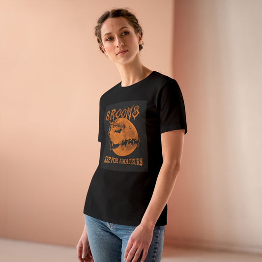 Brooms Are For Amateurs Women's Short Sleeve Crewneck Tee