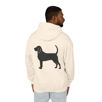 Bloodhound Silhouette Unisex Lightweight Hoodie