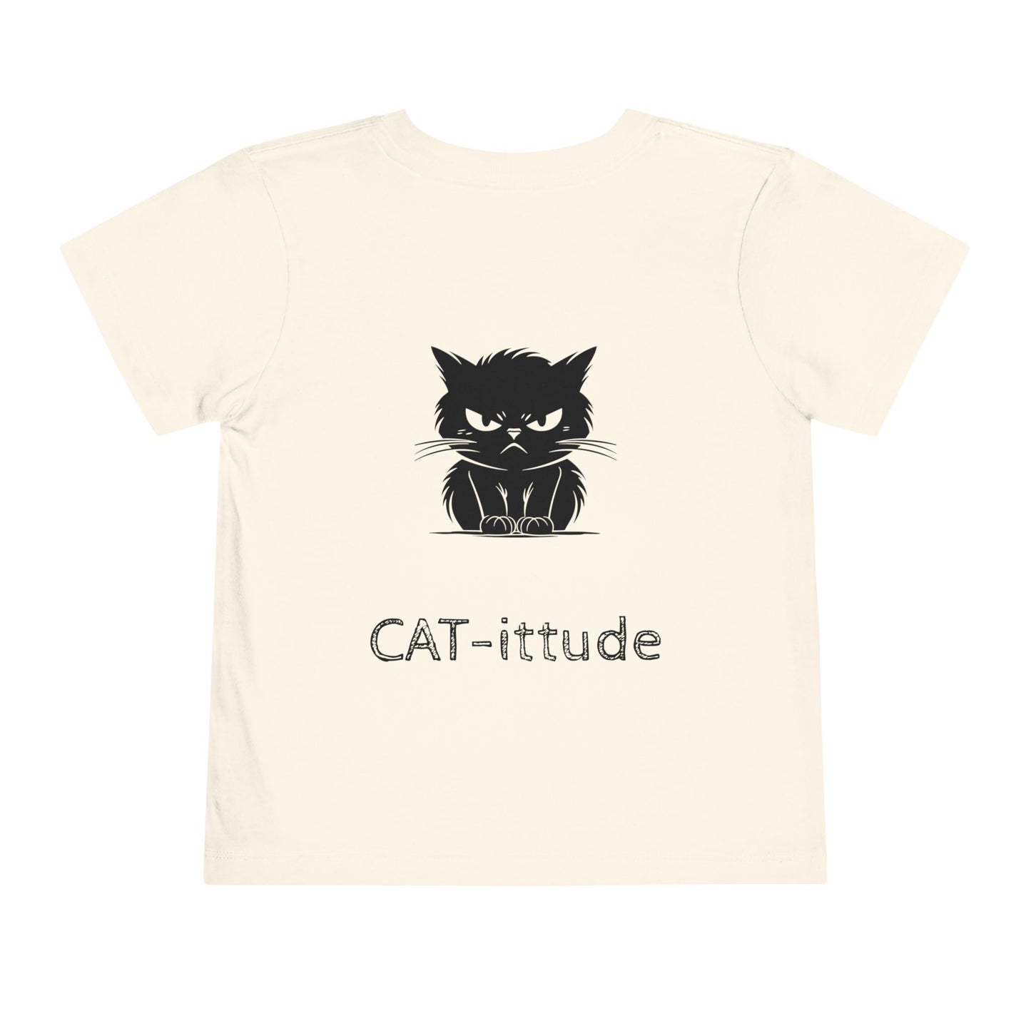 CAT-itude Toddler Unisex Short Sleeve Crewneck Tee