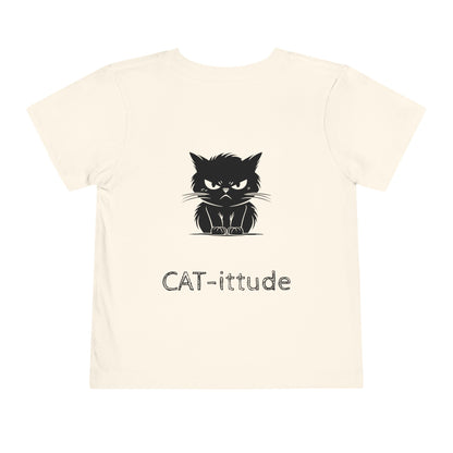 CAT-itude Toddler Unisex Short Sleeve Crewneck Tee
