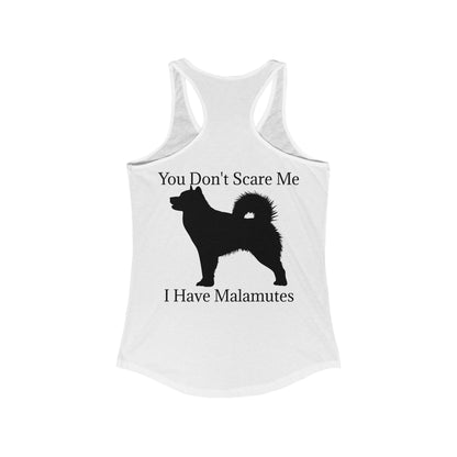 You Don't Scare Me Women's Racerback Tank