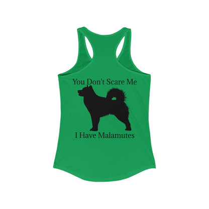 You Don't Scare Me Women's Racerback Tank