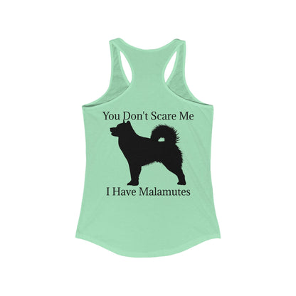 You Don't Scare Me Women's Racerback Tank