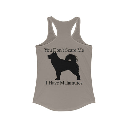 You Don't Scare Me Women's Racerback Tank