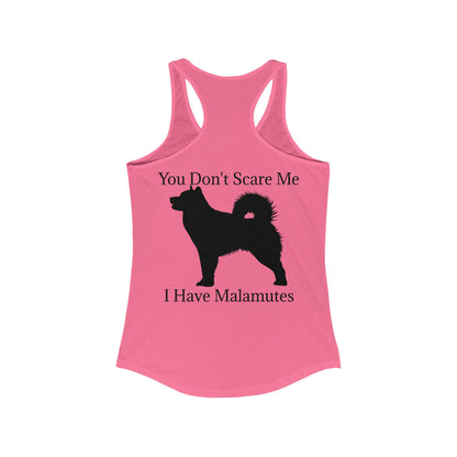 You Don't Scare Me Women's Racerback Tank