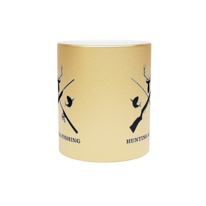 Hunting/Fishing Metallic Coffee Mug