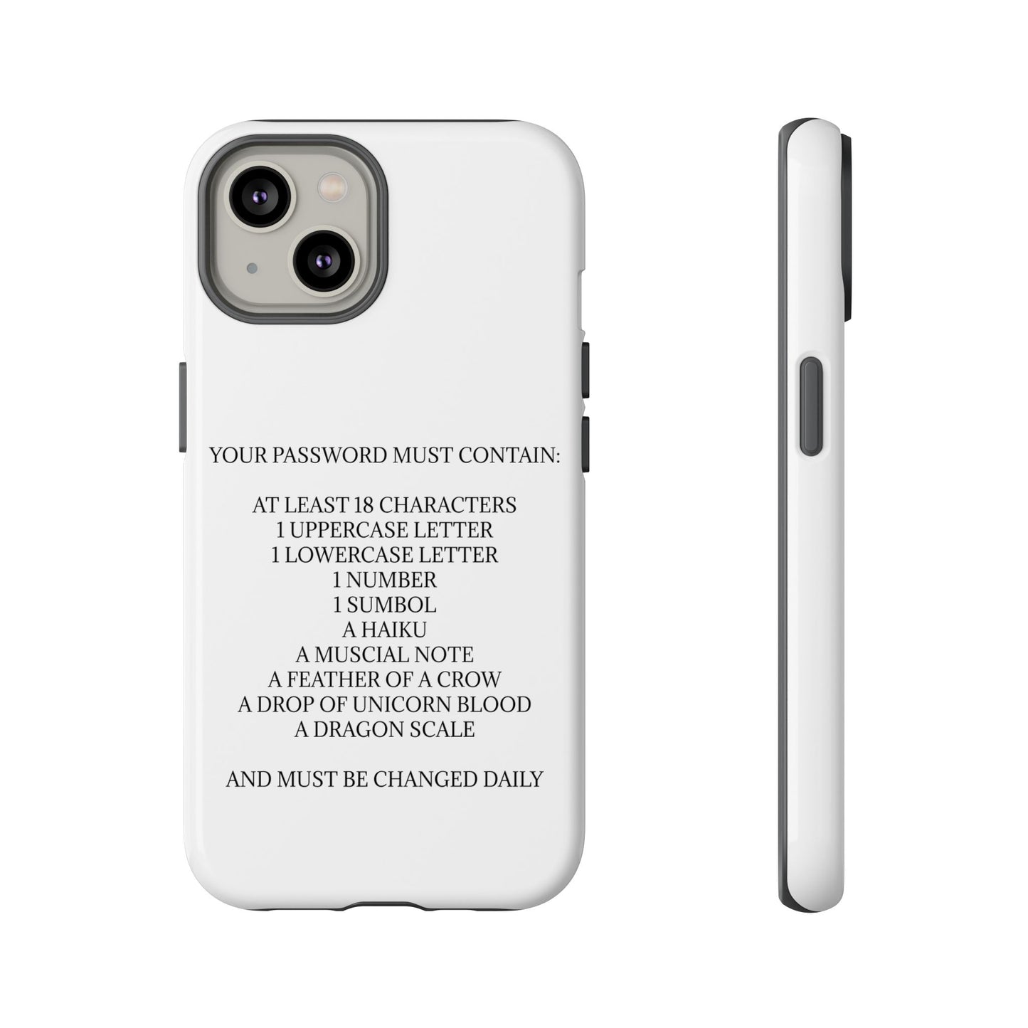 Password iPhone Case