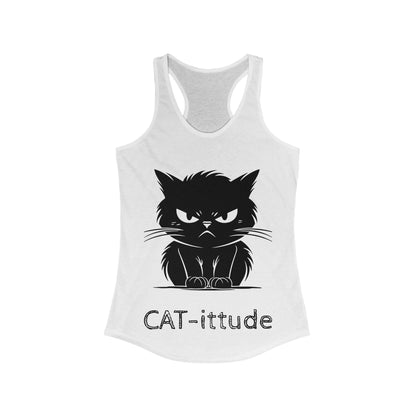 CAT-ittude Women's Racerback Tank