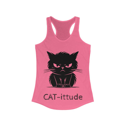 CAT-ittude Women's Racerback Tank