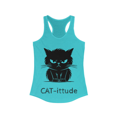 CAT-ittude Women's Racerback Tank