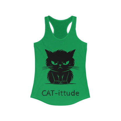 CAT-ittude Women's Racerback Tank