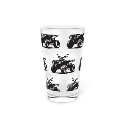 Off The Beaten Path Quad Drinking Glass