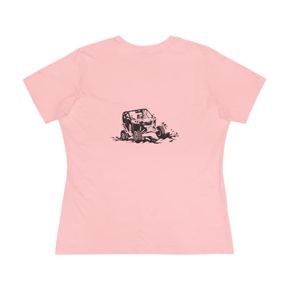 Slingin' Mud Side By Side Women's Short Sleeve Crewneck Tee