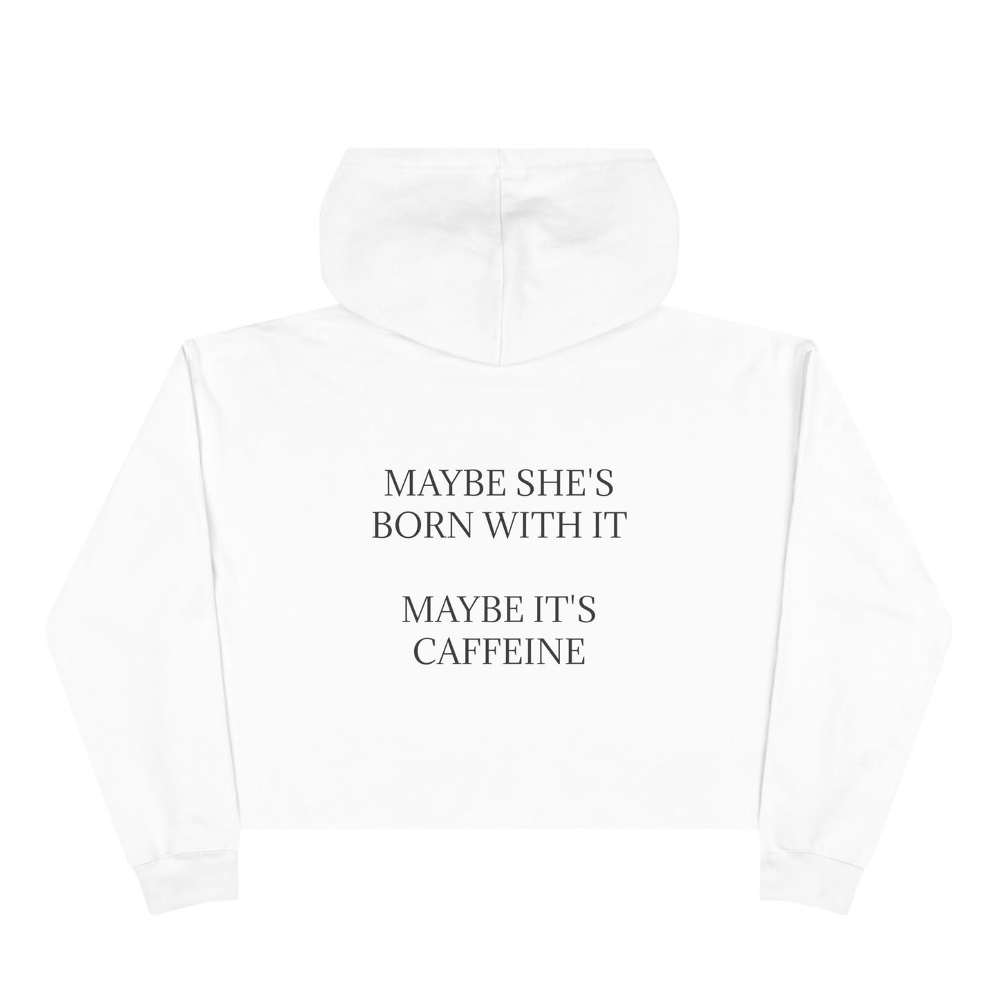 Born With It Women's Crop Hoodie