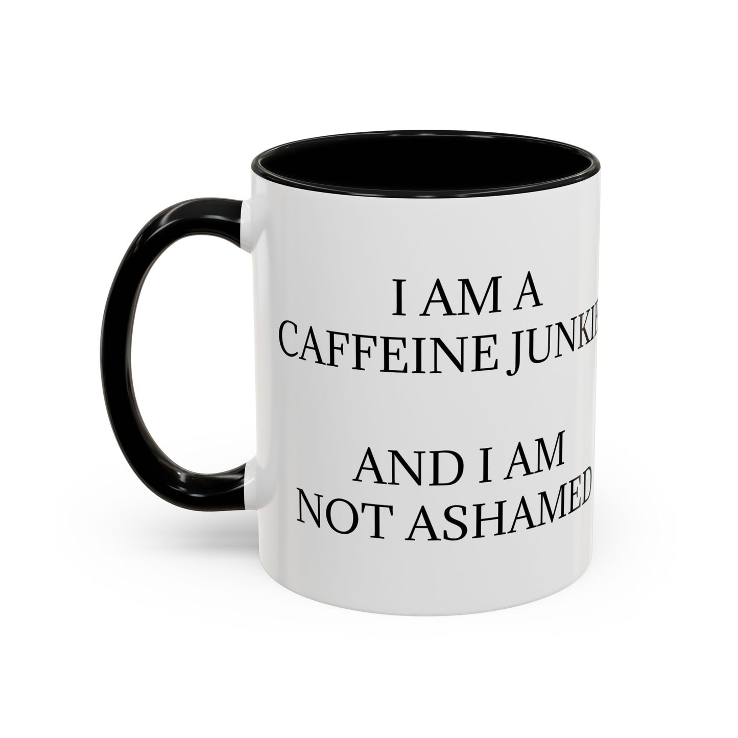 Caffeine Junkie 2-Tone Coffee Mug