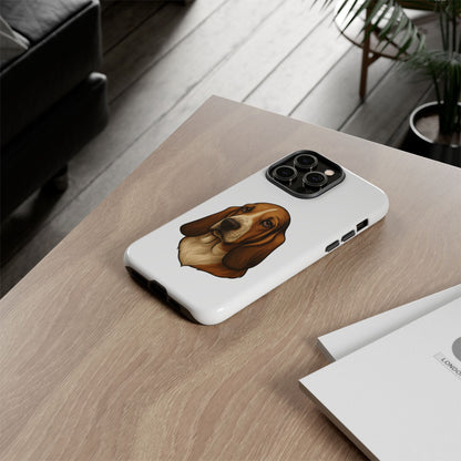 Basset Hound Head iPhone Case