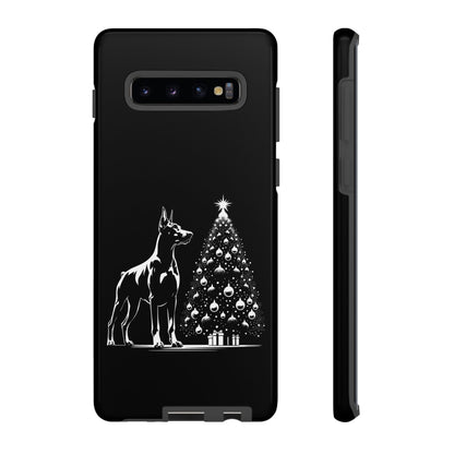 Doberman Christmas Tree Samsung Case