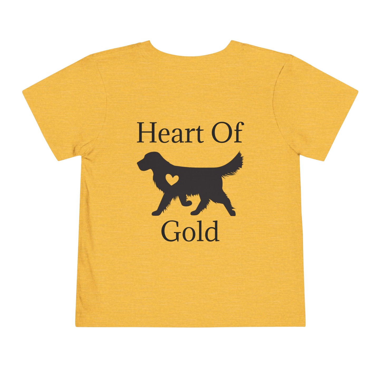 Heart Of Gold Toddler Unisex Short Sleeve Crewneck Tee