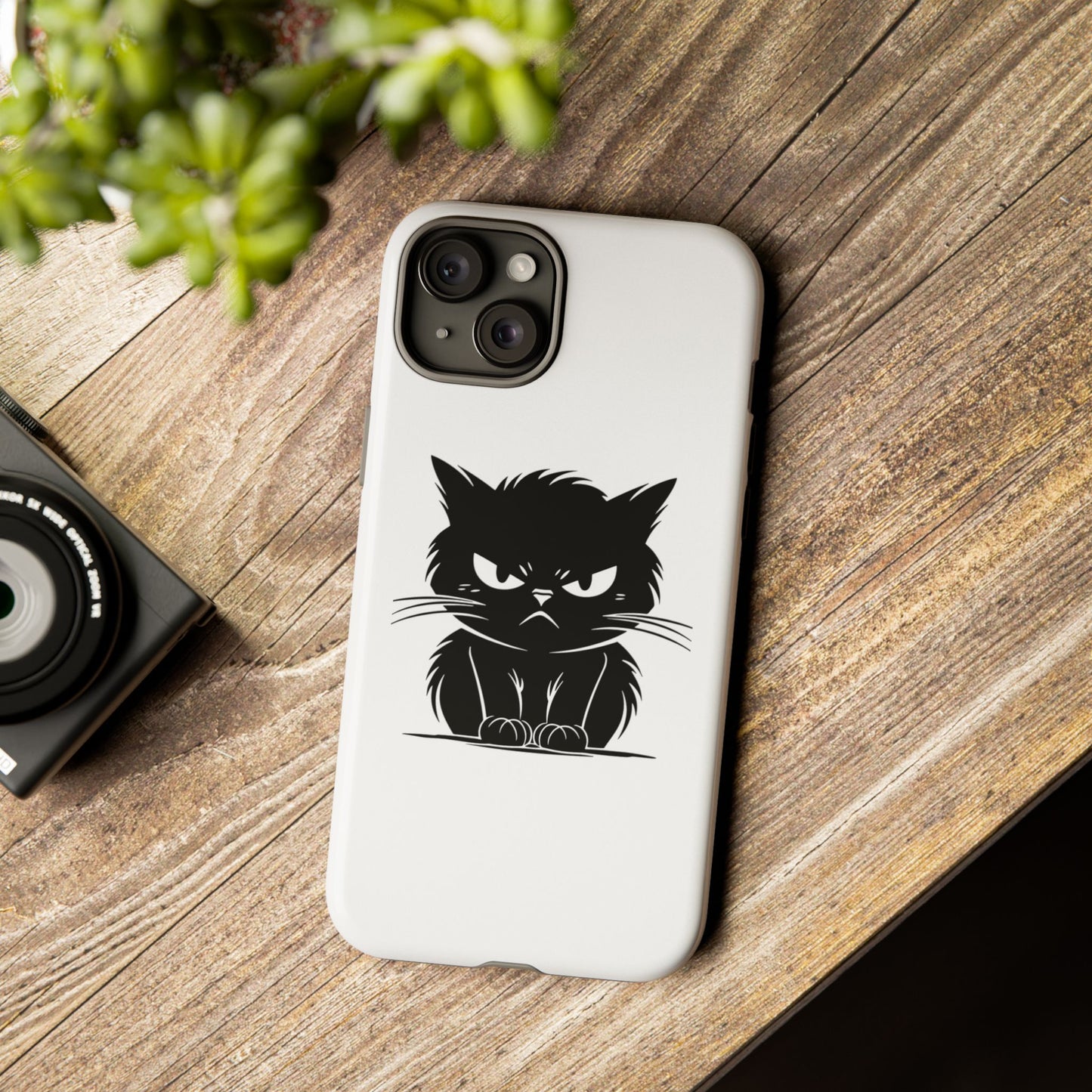 Angry Cat iPhone Case