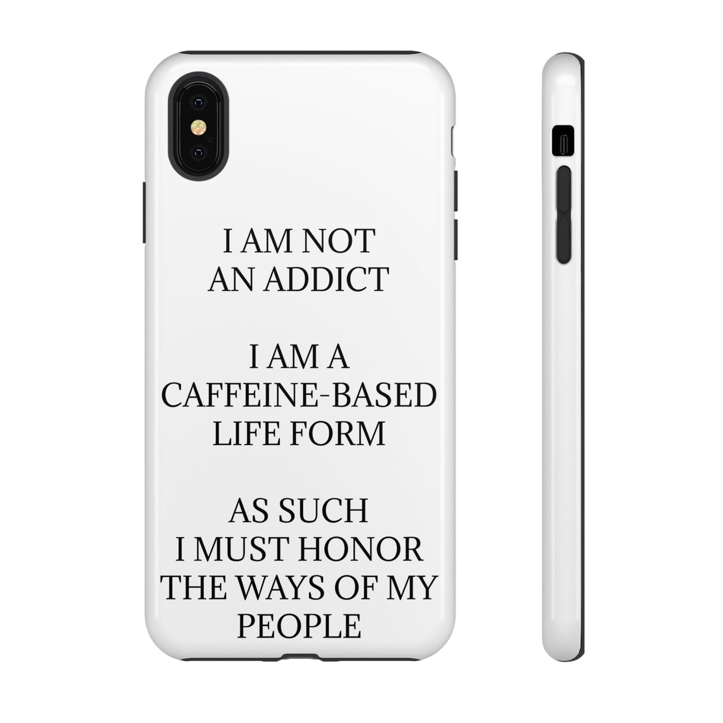 Not An Addict iPhone Case