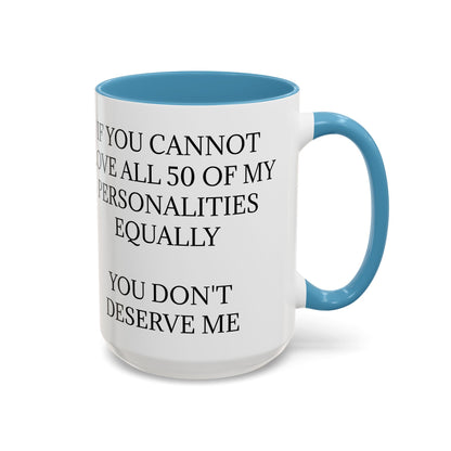 50 Personalities 2-Tone Coffee Mug
